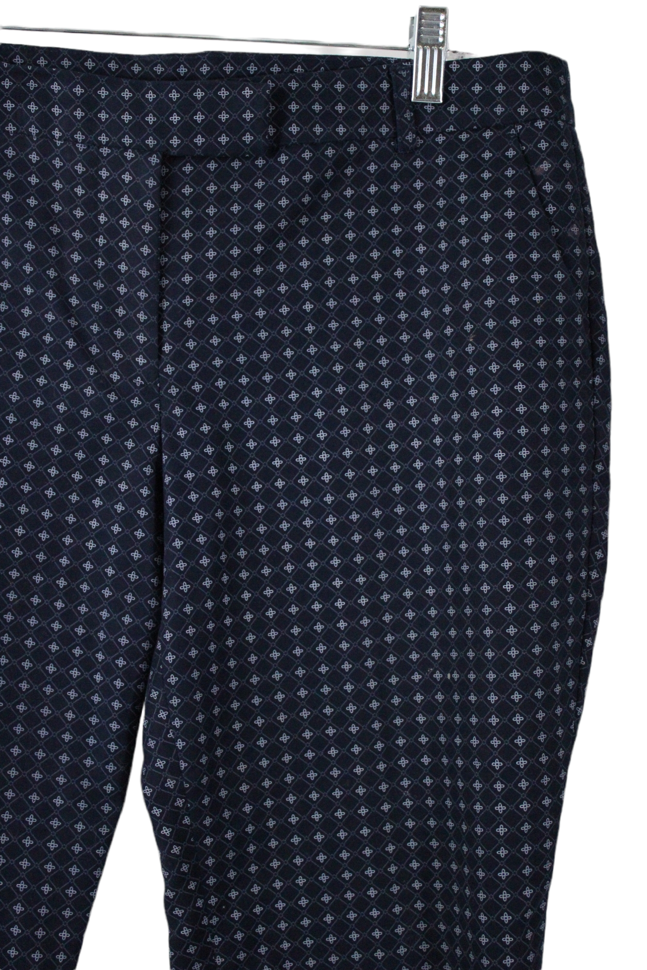 Kenar Navy Blue Pattern Pant | 12