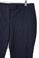 Kenar Navy Blue Pattern Pant | 12
