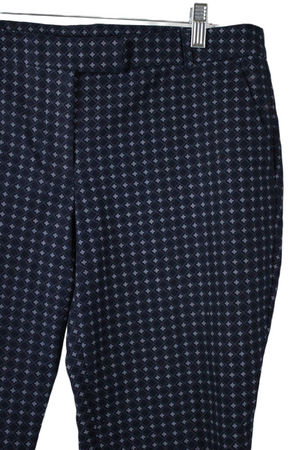 Kenar Navy Blue Pattern Pant | 12