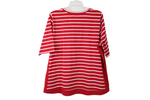 D&Co. Active Red White Striped Shirt | 1X