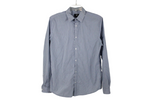 H&M Slim Fit Blue Striped Shirt | L