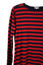 Gap Red & Navy Striped Shirt | S