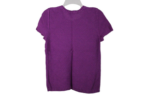 Christopher & Banks Purple Knit Sweater Top | S