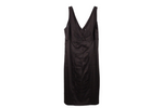Calvin Klein Fitted Brown Satin Brown Dress | 12