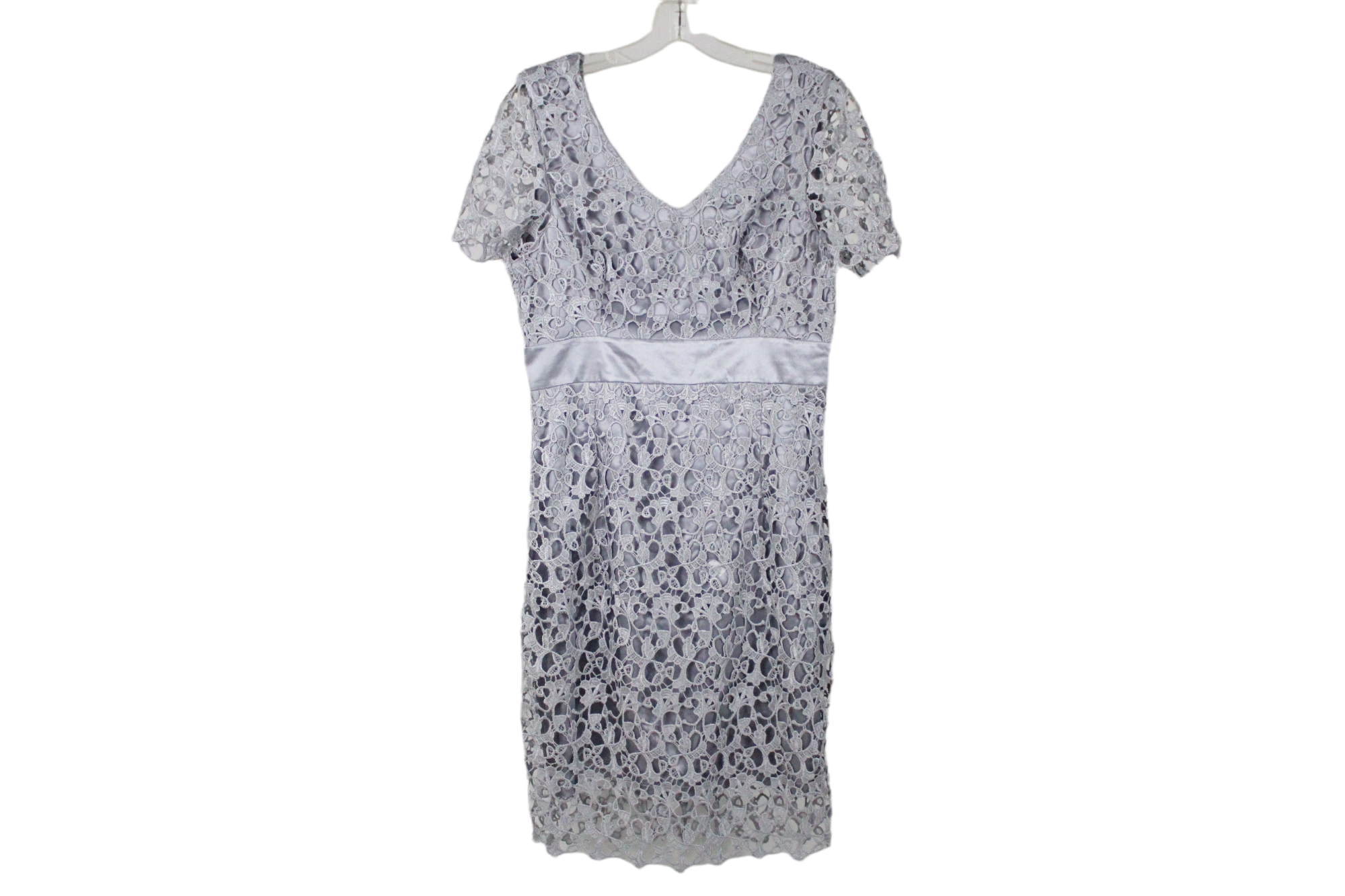 Venus Gray Lace Dress | 8