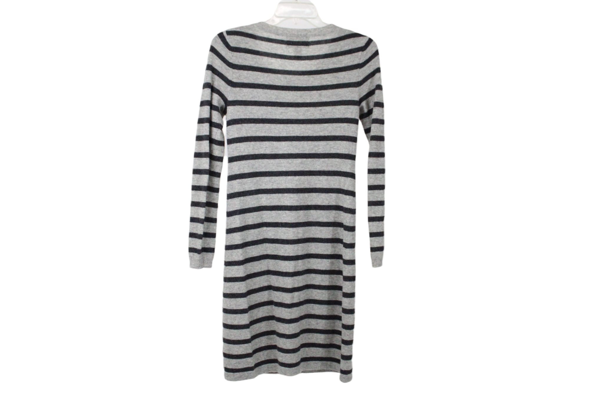 Banana Republic Gray Stripe Sweater Dress | XS