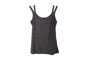 Wet Seal Gray Shimmer Tank | M
