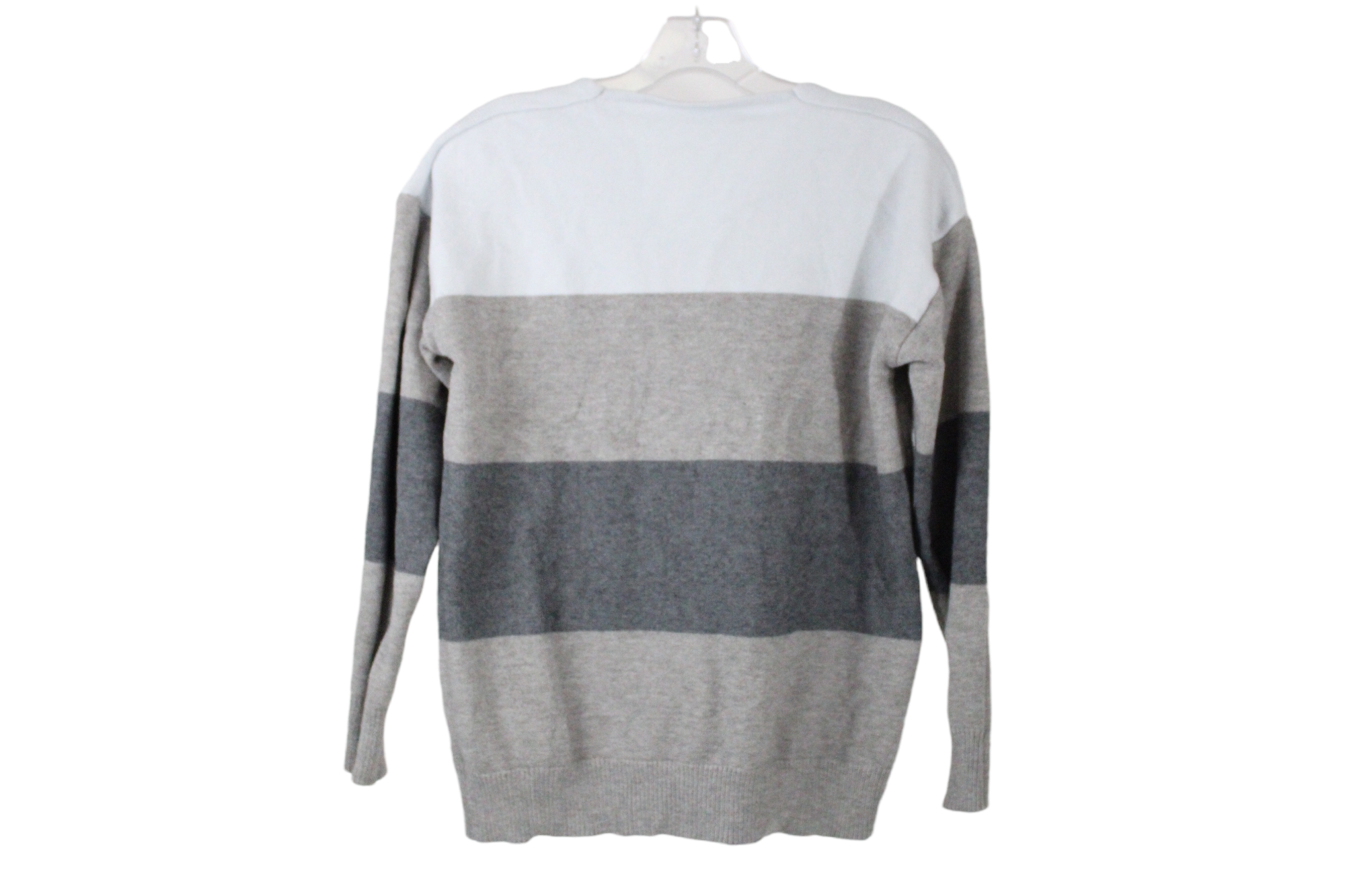 Shein Gray Color Blocked Sweater | L
