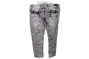 South Pole Stretch Gray Wash Stacked Jeans | 52