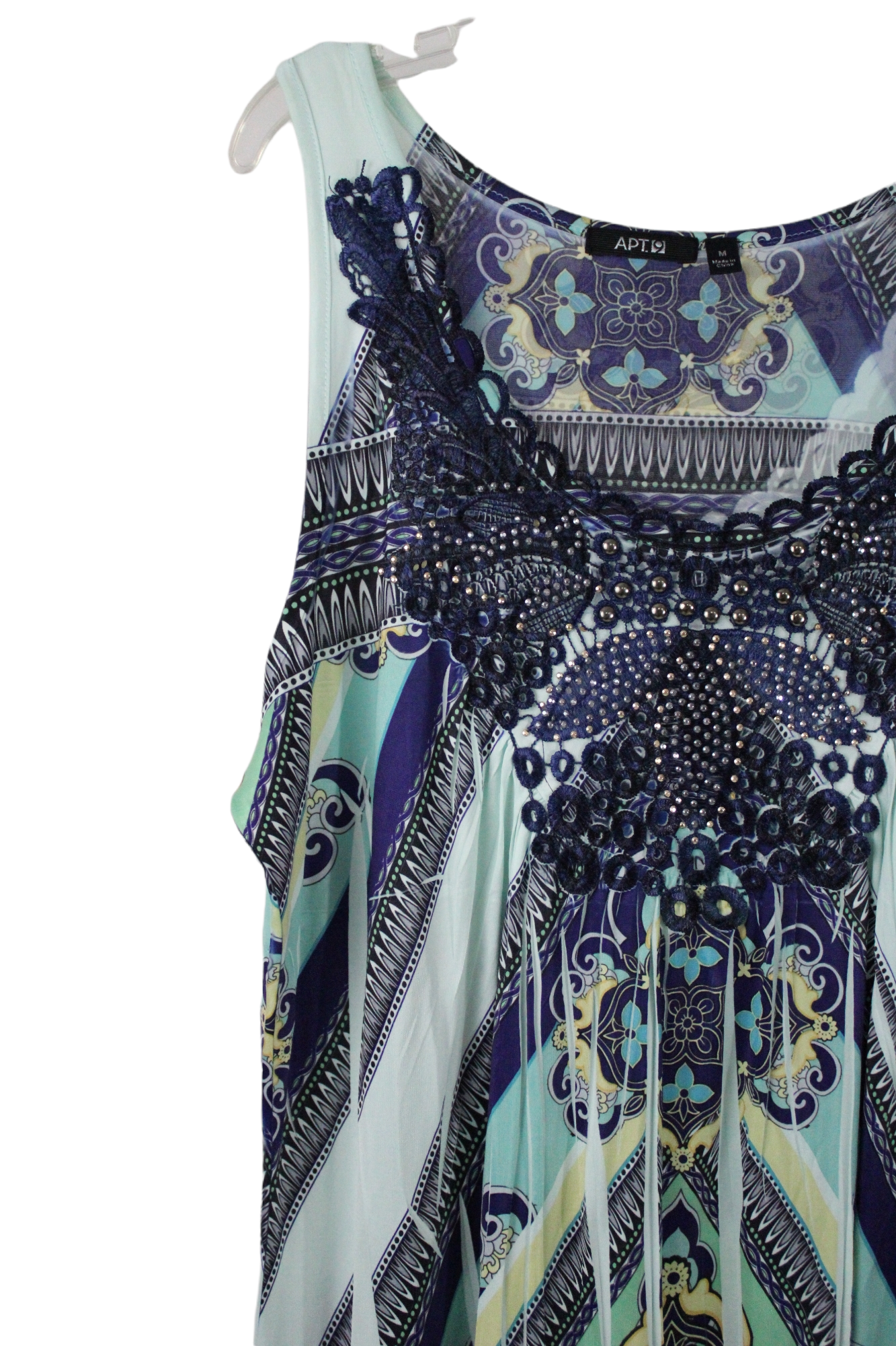 Apt.9 Blue Patterned Dress | M