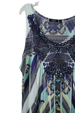 Apt.9 Blue Patterned Dress | M