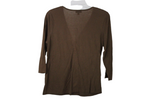 Talbots Pima Cotton Twist Front Top | M
