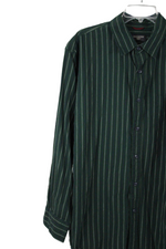 Dockers Green Striped Shirt | XL