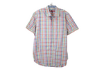 Robert Graham X Colorful Plaid Short Sleeved Tailored Fit Button Down | L