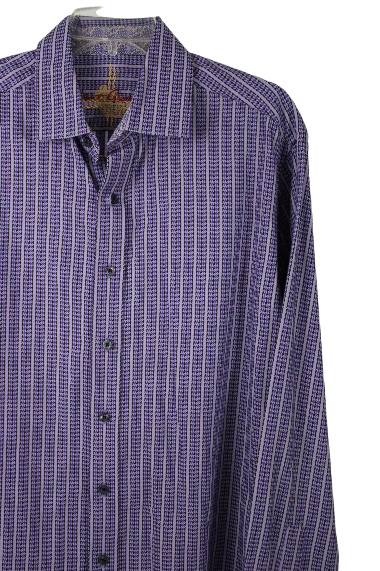 Robert Graham Purple Button Down Shirt | L