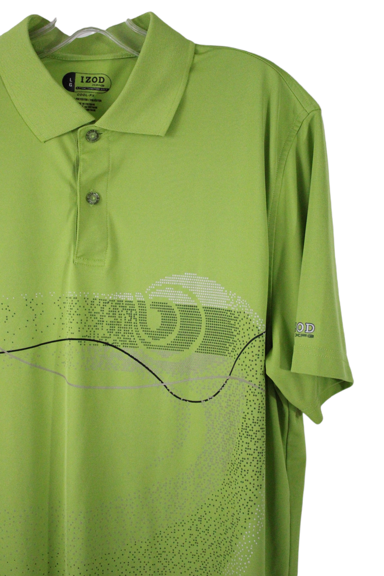 Ixod XFG Cool-FX Green Polo Shirt | L