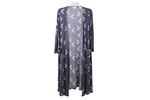 LuLaRoe Gray Blue Aztec Long Cardigan | XS