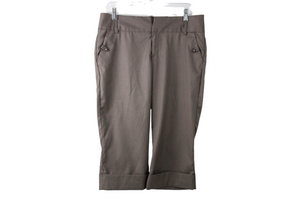 Old Navy Low Waist Brown Capri Pant | 8