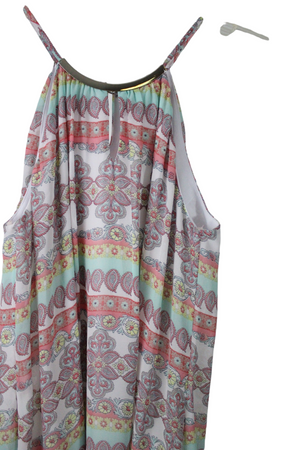 As U Wish Blue & Pink Dress | S
