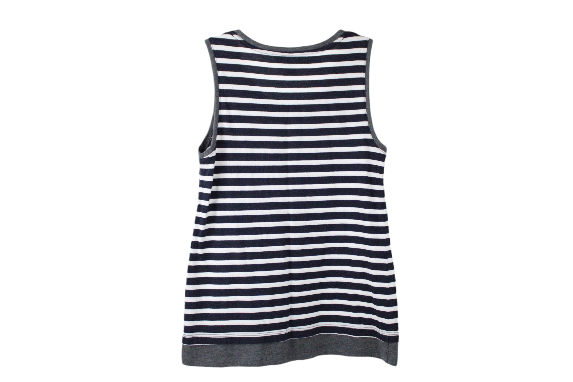 Croft & Barrow Navy Striped Tank | S