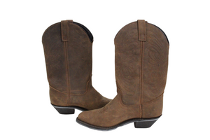 NEW Masterson Boot Co. Brown Genuine Leather Cowgirl Boot | Size 6.5