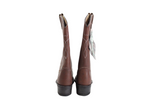 NEW Double-H Boot Company Brown Leather Cowboy Boot | Men's 7