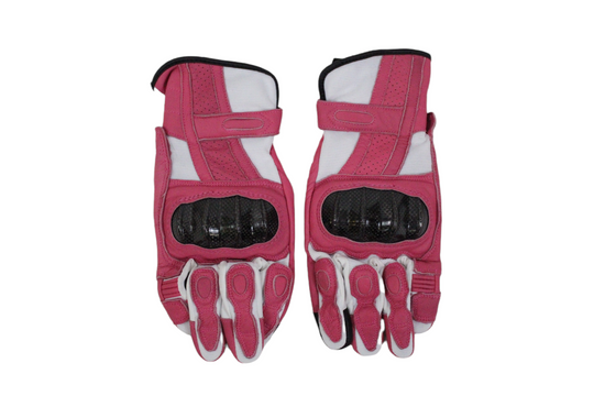 INBIKE Leather Motorcycle Gloves with Carbon Fiber Hard Knuckle Touch Screen | L