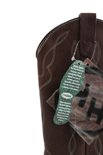 NEW Double-H Boot Company Brown Leather Cowboy Boot | Men's 7
