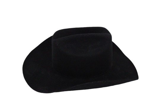 Ranch King 100% Wool Black Cowboy Hat | 7 1/4