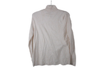 Croft & Barrow Peach Paisley Mock Neck Top | M