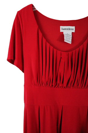 Danny & Nicole Red Dress | 12