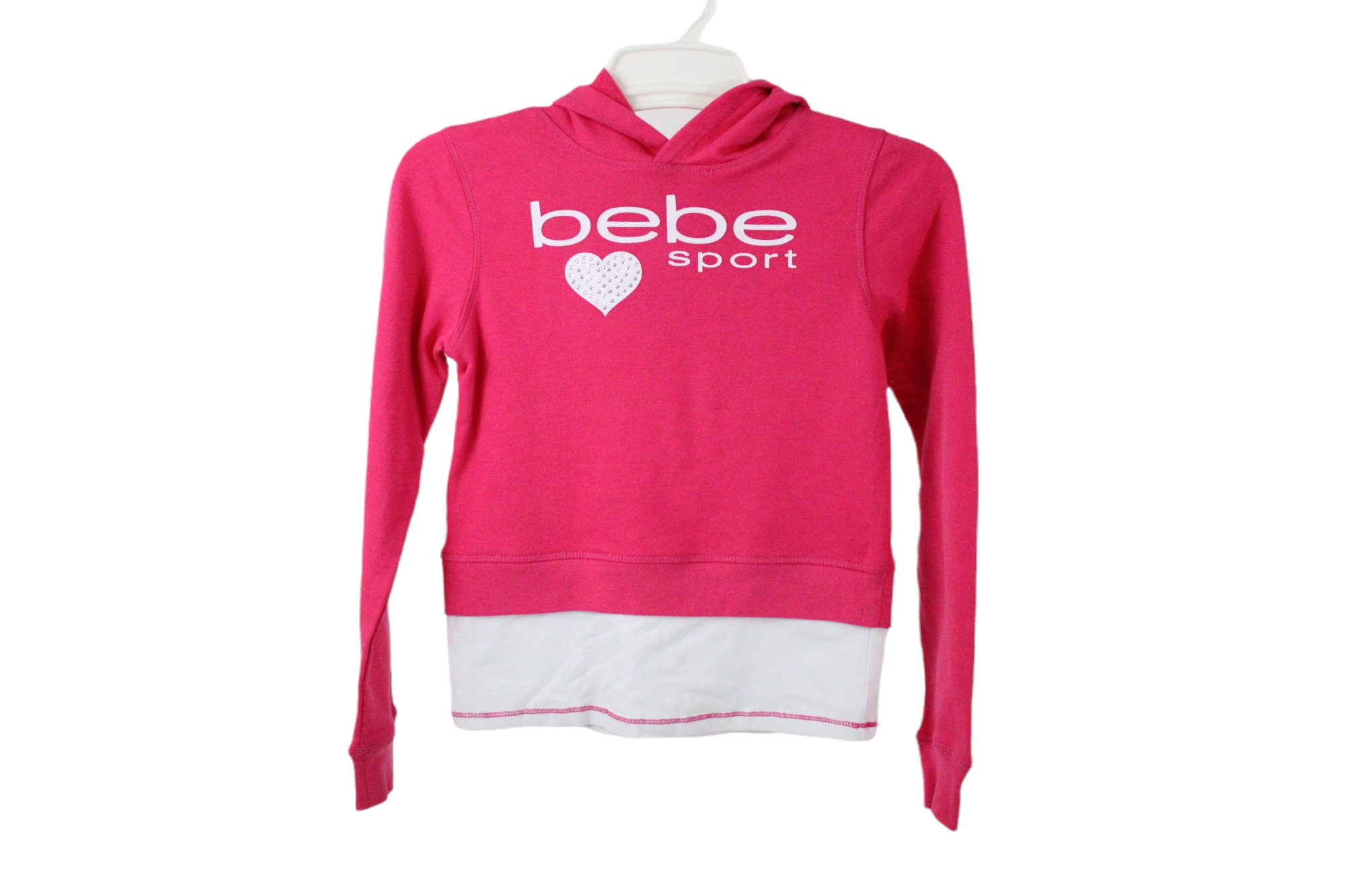 Bebe Girls Pink Hoodie | 10/12