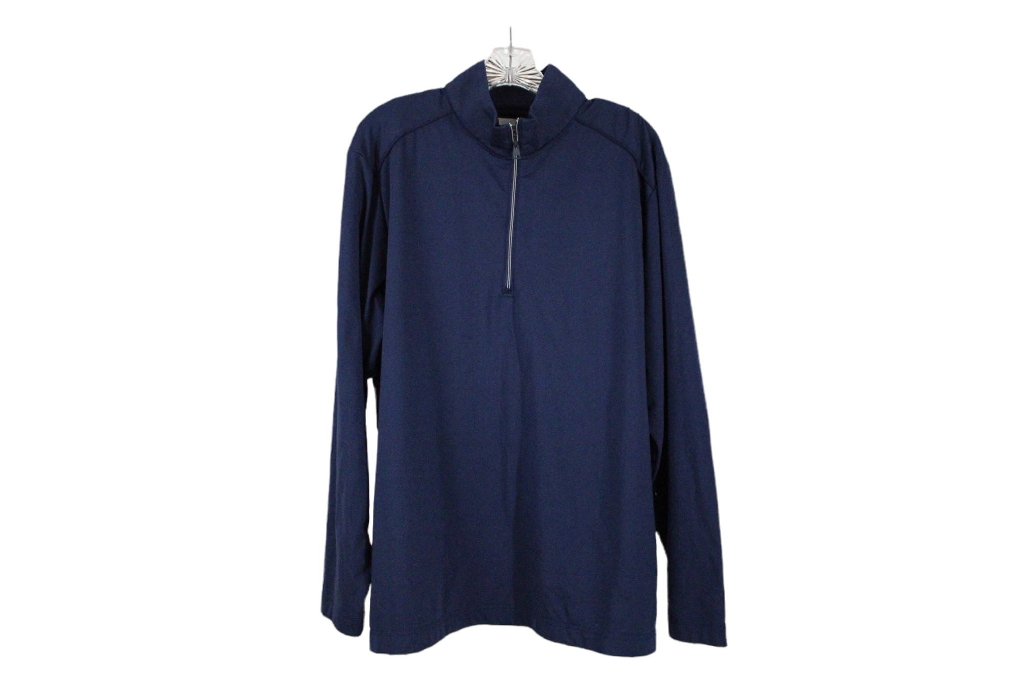 Greg Norman Play Dry Fleece Lined Navy Blue Pullover | XL