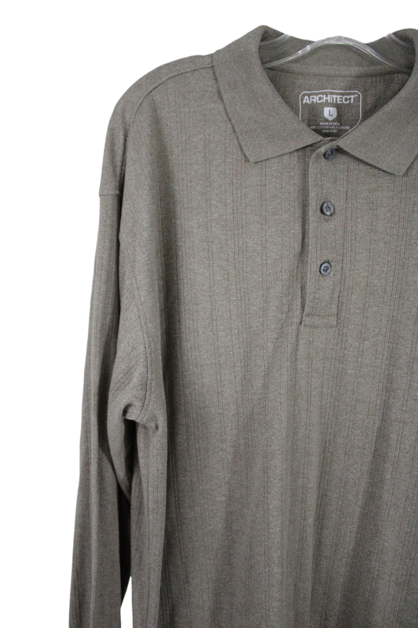 Architect Tan Long Sleeved Shirt | L