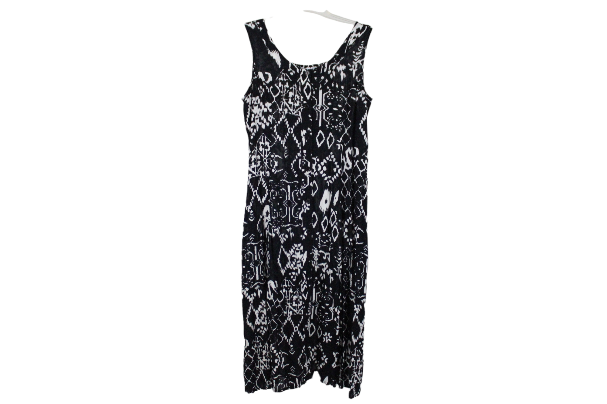 Blair Black Patterned Dress | L