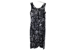 Blair Black Patterned Dress | L