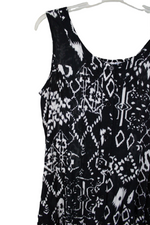 Blair Black Patterned Dress | L