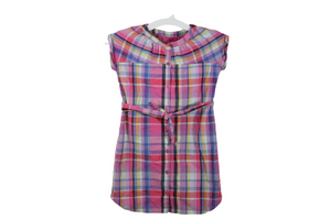 Gap Pink Plaid Dress | Youth S (8)