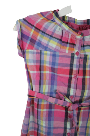 Gap Pink Plaid Dress | Youth S (8)