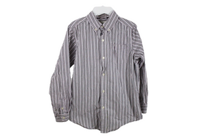 Children's Place Purple Striped Shirt | 10/12