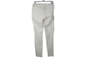 Old Navy Rockstar White Corduroy Pants | 6