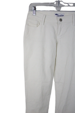 Old Navy Rockstar White Corduroy Pants | 6