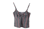 Mudd Gray Crop Tank | XS