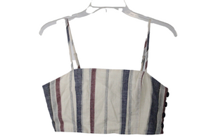 Forever 21 Striped Crop Tank | M