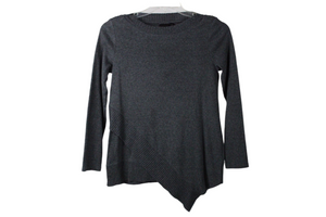 Rafaella Gray Knit Sweater | S