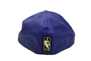 59FIFTY New Era New York Knicks Blue Faux Leather Cap | Size 8