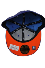 59FIFTY New Era New York Knicks Blue Faux Leather Cap | Size 8
