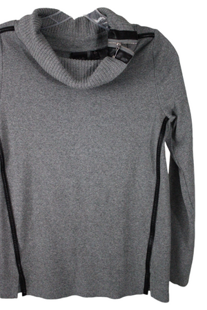 Rafaella Gray Knit Sweater | S
