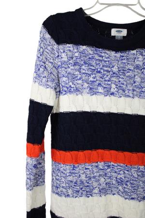 Old Navy Color Blocked Knit Sweater | S