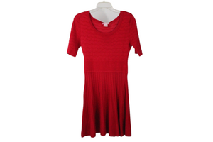 Candie's Red Knit Dress | S